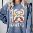 100 Days Of School Baseball Love Valentine’s Day Men Women Comfort Colors Sweatshirt Denim 100 Days Of School Baseball Love Valentine’s Day Men Women Comfort Colors Sweatshirt Denim
