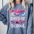 100 Days Of School Baseball Lover Donut Drip Boy Girl Comfort Colors Sweatshirt Denim