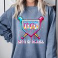 100 Days Of School Boy Kids Baseball Ice Cream Drip Teacher Comfort Colors Sweatshirt Denim 100 Days Of School Boy Kids Baseball Ice Cream Drip Teacher Comfort Colors Sweatshirt Denim