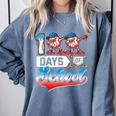 100 Days Of School Boys Baseball Drip 100th Day Dabbing Ball Comfort Colors Sweatshirt Denim 100 Days Of School Boys Baseball Drip 100th Day Dabbing Ball Comfort Colors Sweatshirt Denim