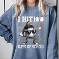 100 Days Of School Boys Kids 100th Day Balls Baseball Kids Comfort Colors Sweatshirt Denim 100 Days Of School Boys Kids 100th Day Balls Baseball Kids Comfort Colors Sweatshirt Denim