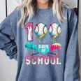 100 Days Of School Boys Kids 100th Day Of School Baseball Comfort Colors Sweatshirt Denim 100 Days Of School Boys Kids 100th Day Of School Baseball Comfort Colors Sweatshirt Denim