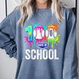 100 Days Of School Dripping Baseball Boys Kids Teacher Comfort Colors Sweatshirt Denim 100 Days Of School Dripping Baseball Boys Kids Teacher Comfort Colors Sweatshirt Denim