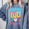 100 Days Of School Kids Baseball Drip 100th Day Of School Comfort Colors Sweatshirt Denim 100 Days Of School Kids Baseball Drip 100th Day Of School Comfort Colors Sweatshirt Denim