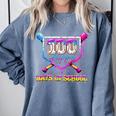 100 Drippy Days Of School Baseball For Boy Kids Comfort Colors Sweatshirt Denim 100 Drippy Days Of School Baseball For Boy Kids Comfort Colors Sweatshirt Denim