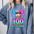 100 Drippy Days Of School Baseball Ice Cream 100th Day Boys Comfort Colors Sweatshirt Denim