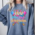 100 Drippy Days Of School Baseball Ice Cream Drip Boys Kids Comfort Colors Sweatshirt Denim 100 Drippy Days Of School Baseball Ice Cream Drip Boys Kids Comfort Colors Sweatshirt Denim