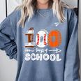 100th Day Of School Basketball Baseball Football Kids Boys Comfort Colors Sweatshirt Denim 100th Day Of School Basketball Baseball Football Kids Boys Comfort Colors Sweatshirt Denim