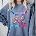 13th Birthday Official Teenager 67 Baseball Drip Boys Comfort Colors Sweatshirt Denim 13th Birthday Official Teenager 67 Baseball Drip Boys Comfort Colors Sweatshirt Denim