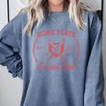 2024 Home Plate Social Club Softball Season Tee Baseball Mom Premium Comfort Colors Sweatshirt Denim