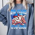 250 Years 1776 2026 250th Baseball American Flag 4th Of July Comfort Colors Sweatshirt Denim 250 Years 1776 2026 250th Baseball American Flag 4th Of July Comfort Colors Sweatshirt Denim