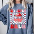 6 7 Bruh Six Seven Valentine Heart Baseball Comfort Colors Sweatshirt Denim 6 7 Bruh Six Seven Valentine Heart Baseball Comfort Colors Sweatshirt Denim