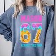 6 7 Mason Baseball Drip Comfort Colors Sweatshirt Denim 6 7 Mason Baseball Drip Comfort Colors Sweatshirt Denim