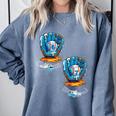6-7 Meme Baseball Drip Team Glove Catcher Ice Cream Comfort Colors Sweatshirt Denim 6-7 Meme Baseball Drip Team Glove Catcher Ice Cream Comfort Colors Sweatshirt Denim
