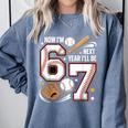 6 Year Old Birthday 67 Trend Baseball Now I’m 6 Next Year 7 Comfort Colors Sweatshirt Denim 6 Year Old Birthday 67 Trend Baseball Now I’m 6 Next Year 7 Comfort Colors Sweatshirt Denim