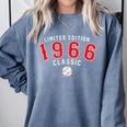 60 Year Old 1966 Classic Baseball 60th Birthday Comfort Colors Sweatshirt Denim 60 Year Old 1966 Classic Baseball 60th Birthday Comfort Colors Sweatshirt Denim