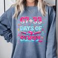 67 33 Days Of School Baseball Drip 100th Day Of School Boys Comfort Colors Sweatshirt Denim 67 33 Days Of School Baseball Drip 100th Day Of School Boys Comfort Colors Sweatshirt Denim