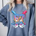 67 Baseball Drip Birthday Boy For Men Boys Kids Youth Comfort Colors Sweatshirt Denim