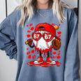 67 Baseball Drip Valentine's Day Comfort Colors Sweatshirt Denim 67 Baseball Drip Valentine's Day Comfort Colors Sweatshirt Denim