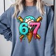 67 Baseball Ice Cream Drip Kids Comfort Colors Sweatshirt Denim 67 Baseball Ice Cream Drip Kids Comfort Colors Sweatshirt Denim