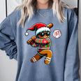 67 Gingerbread Man Playing Baseball Christmas 6 7 Meme Comfort Colors Sweatshirt Denim 67 Gingerbread Man Playing Baseball Christmas 6 7 Meme Comfort Colors Sweatshirt Denim