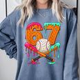 67 Ice Cream Drip Baseball Number 67 Player 67th Birthday Comfort Colors Sweatshirt Denim 67 Ice Cream Drip Baseball Number 67 Player 67th Birthday Comfort Colors Sweatshirt Denim