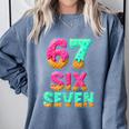 67 Ice Cream Drip Baseball Six Seven 6-7 Meme Teen Boy Comfort Colors Sweatshirt Denim 67 Ice Cream Drip Baseball Six Seven 6-7 Meme Teen Boy Comfort Colors Sweatshirt Denim
