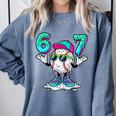 67 Meme Six Seven 6 7 Meme Baseball Drip Comfort Colors Sweatshirt Denim 67 Meme Six Seven 6 7 Meme Baseball Drip Comfort Colors Sweatshirt Denim