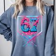 67 Six Seven Baseball Ice Cream Drip Cool Meme 67 Comfort Colors Sweatshirt Denim 67 Six Seven Baseball Ice Cream Drip Cool Meme 67 Comfort Colors Sweatshirt Denim