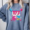 67 Six Seven Ice Cream Drip Baseball Boys Youth Comfort Colors Sweatshirt Denim