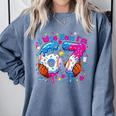 7th Birthday I Was 6 Now I'm 7 Baseball Ice Cream Drip Comfort Colors Sweatshirt Denim 7th Birthday I Was 6 Now I'm 7 Baseball Ice Cream Drip Comfort Colors Sweatshirt Denim