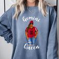 African American Baseball Mom Gemini Queen Zodiac Sign Comfort Colors Sweatshirt Denim African American Baseball Mom Gemini Queen Zodiac Sign Comfort Colors Sweatshirt Denim