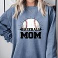 American Flag Patriotic Game Day Baseball Mom Comfort Colors Sweatshirt Denim American Flag Patriotic Game Day Baseball Mom Comfort Colors Sweatshirt Denim