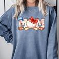 Ball Mom Bow Tie Baseball Mom Comfort Colors Sweatshirt Denim Ball Mom Bow Tie Baseball Mom Comfort Colors Sweatshirt Denim