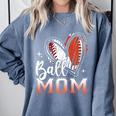 Ball Mom Football Baseball Mom Premium Comfort Colors Sweatshirt Denim Ball Mom Football Baseball Mom Premium Comfort Colors Sweatshirt Denim