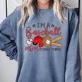 Ball Mom I'm A Baseball Mom Baseball Mom Comfort Colors Sweatshirt Denim