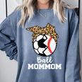 Ball MomMom Soccer Baseball Mom Mom Comfort Colors Sweatshirt Denim Ball MomMom Soccer Baseball Mom Mom Comfort Colors Sweatshirt Denim