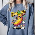 Banana Baseball Cartoon Cool Sports Kids Teens Comfort Colors Sweatshirt Denim Banana Baseball Cartoon Cool Sports Kids Teens Comfort Colors Sweatshirt Denim