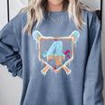 Baseball 4 Year Old Ice Cream Drip 4th Birthday Boy Number 4 Comfort Colors Sweatshirt Denim Baseball 4 Year Old Ice Cream Drip 4th Birthday Boy Number 4 Comfort Colors Sweatshirt Denim