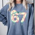 Baseball 67 Drip Six Seven Baseball Dripping Boys Kids Comfort Colors Sweatshirt Denim Baseball 67 Drip Six Seven Baseball Dripping Boys Kids Comfort Colors Sweatshirt Denim