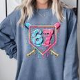 Baseball 67 Ice Cream Drip Six Seven Meme Boy Girl Kid Comfort Colors Sweatshirt Denim Baseball 67 Ice Cream Drip Six Seven Meme Boy Girl Kid Comfort Colors Sweatshirt Denim