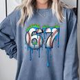 Baseball 67 Six Seven Gen Alpha Meme Blue Drip Boys Comfort Colors Sweatshirt Denim Baseball 67 Six Seven Gen Alpha Meme Blue Drip Boys Comfort Colors Sweatshirt Denim