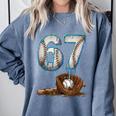 Baseball 67 Six Seven Meme 6-7 Drip Baseball Boys Men Comfort Colors Sweatshirt Denim Baseball 67 Six Seven Meme 6-7 Drip Baseball Boys Men Comfort Colors Sweatshirt Denim