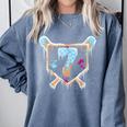 Baseball 7 Year Old Ice Cream Drip 7th Birthday Boy Number 7 Comfort Colors Sweatshirt Denim Baseball 7 Year Old Ice Cream Drip 7th Birthday Boy Number 7 Comfort Colors Sweatshirt Denim