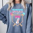 Baseball 7 Year Old Ice Cream Drip 7th Birthday Boys Player Comfort Colors Sweatshirt Denim Baseball 7 Year Old Ice Cream Drip 7th Birthday Boys Player Comfort Colors Sweatshirt Denim