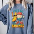 Baseball Banana Sports Drip Art For Kids Comfort Colors Sweatshirt Denim Baseball Banana Sports Drip Art For Kids Comfort Colors Sweatshirt Denim