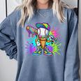 Baseball Boys Clothes For Boys Ice Cream Drip Baseball Stuff Comfort Colors Sweatshirt Denim Baseball Boys Clothes For Boys Ice Cream Drip Baseball Stuff Comfort Colors Sweatshirt Denim