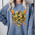 Baseball Camo Boys Ice Cream Youth Baseball Comfort Colors Sweatshirt Denim Baseball Camo Boys Ice Cream Youth Baseball Comfort Colors Sweatshirt Denim