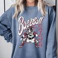 Baseball Catcher Gear Home Plate Premium Tri-Blend Comfort Colors Sweatshirt Denim Baseball Catcher Gear Home Plate Premium Tri-Blend Comfort Colors Sweatshirt Denim