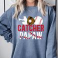 Baseball Catcher Papaw Proud Papaw Of A Baseball Catcher Comfort Colors Sweatshirt Denim Baseball Catcher Papaw Proud Papaw Of A Baseball Catcher Comfort Colors Sweatshirt Denim